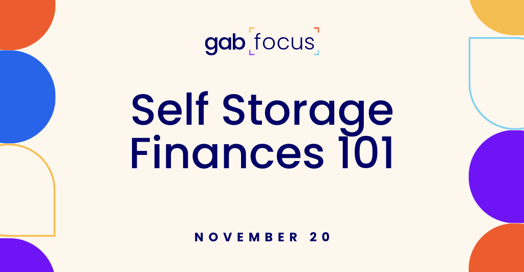 Self Storage Finances 101 Self Storage Finances 101